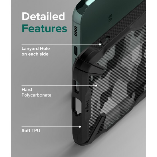 Θήκη Σιλικόνης Ringke Fusion X case armored cover with frame for Samsung Galaxy S22 Plus black Θήκη Σιλικόνης Ringke Fusion X case armored cover with frame for Samsung Galaxy S22 Plus black