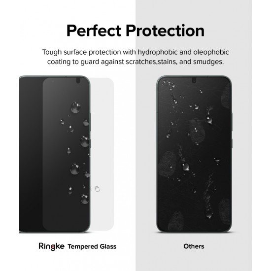 Γυαλί Προστασίας Ringke Invisible Defender ID Glass 2.5D 0.33mm Screen Protector  For Samsung Galaxy S22 Plus (1 + 1 Added Bonus Pack) (G6as073) 