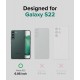 Θήκη Σιλικόνης Ringke Fusion X case armored cover with frame for Samsung Galaxy S22 black Θήκη Σιλικόνης Ringke Fusion X case armored cover with frame for Samsung Galaxy S22 black
