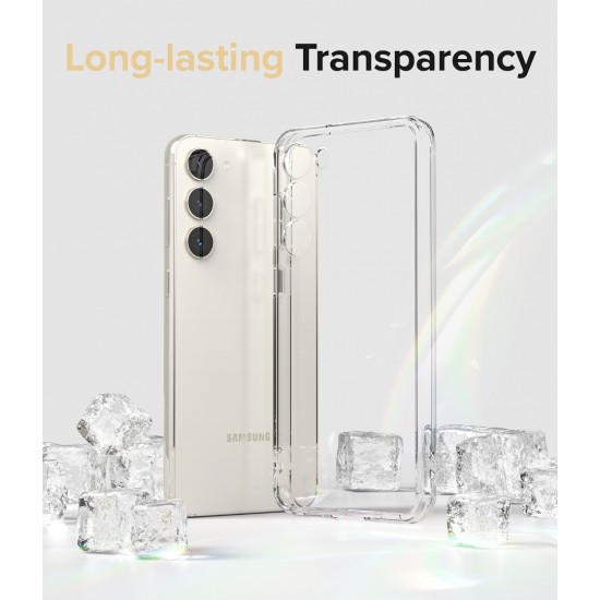 Θήκη Σιλικόνης Ringke Fusion TPU case with frame for Samsung Galaxy S23 Plus Clear (F690E52)