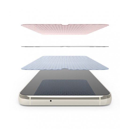 Γυαλί Προστασίας Ringke Invisible Defender ID Full Cover Tempered Glass Tough Screen Protector for Samsung Galaxy S23 jig Package 2 τεμάχια (G4as100)
