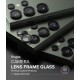 Γυαλί Προστασίας Κάμερας Ringke Camera Lens Frame Glass for Samsung Galaxy S23 Ultra (CM01718RS) Black