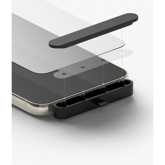 Γυαλί Προστασίας Ringke Invisible Defender ID Full Cover Tempered Glass Tough Screen Protector for Samsung Galaxy S23 jig Package 2 τεμάχια (G4as100)