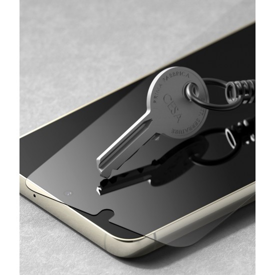 Γυαλί Προστασίας Ringke Invisible Defender ID Full Cover Tempered Glass Tough Screen Protector for Samsung Galaxy S23 jig Package 2 τεμάχια (G4as100)