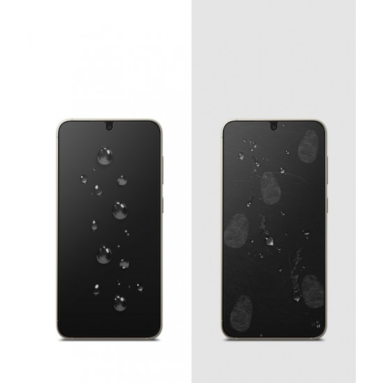 Γυαλί Προστασίας Ringke Invisible Defender ID Full Cover Tempered Glass Tough Screen Protector for Samsung Galaxy S23 jig Package 2 τεμάχια (G4as100)