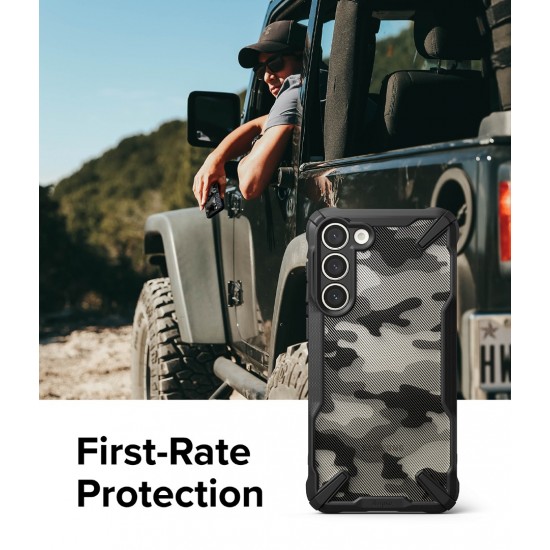 Θήκη Σιλικόνης Ringke Fusion X case armored cover with frame for Samsung Galaxy S23 (FX688E55) Black Θήκη Σιλικόνης Ringke Fusion X case armored cover with frame for Samsung Galaxy S23 (FX688E55) Black