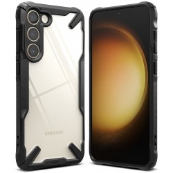 Θήκη Σιλικόνης Ringke Fusion X case armored cover with frame for Samsung Galaxy S23 (FX688E55)  Black