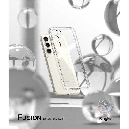 Θήκη Σιλικόνης Ringke Fusion TPU case with frame for Samsung Galaxy S23 Clear (F687E52) Θήκη Σιλικόνης Ringke Fusion TPU case with frame for Samsung Galaxy S23 Clear (F687E52)