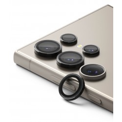 Γυαλί Προστασίας Κάμερας Ringke Camera Lens Frame Glass for Samsung Galaxy S24 Ultra (CLF1G001) Black