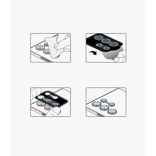 Γυαλί Προστασίας Κάμερας Ringke Camera Lens Frame Glass for Samsung Galaxy S24 Ultra (CLF1G001) Black Γυαλί Προστασίας Κάμερας Ringke Camera Lens Frame Glass for Samsung Galaxy S24 Ultra (CLF1G001) Black