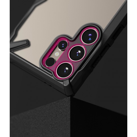 Θήκη Σιλικόνης Ringke Fusion X Case Armored Cover With Frame for Samsung Galaxy S24 Ultra (FX797E55)  Black