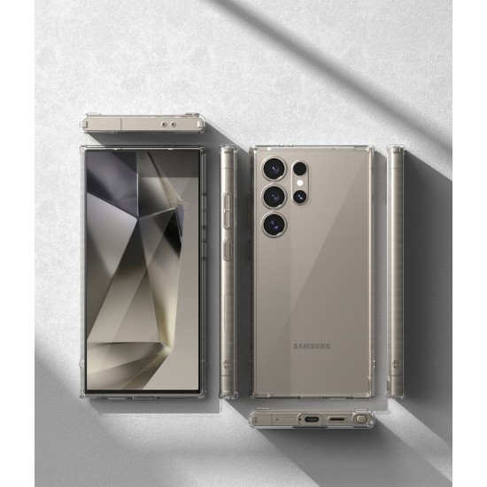 Θήκη Σιλικόνης Ringke Fusion TPU case with frame for Samsung Galaxy S24 Ultra Clear (F795E52) Θήκη Σιλικόνης Ringke Fusion TPU case with frame for Samsung Galaxy S24 Ultra Clear (F795E52)