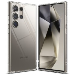 Θήκη Σιλικόνης Ringke Fusion TPU case with frame for Samsung Galaxy S24 Ultra Clear (F795E52)