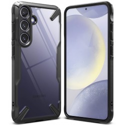Θήκη Σιλικόνης Ringke Fusion X Case Armored Cover With Frame for Samsung Galaxy S24 (FX789E55)  Black