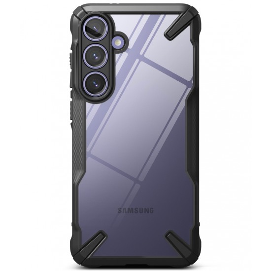 Θήκη Σιλικόνης Ringke Fusion X Case Armored Cover With Frame for Samsung Galaxy S24 (FX789E55)  Black