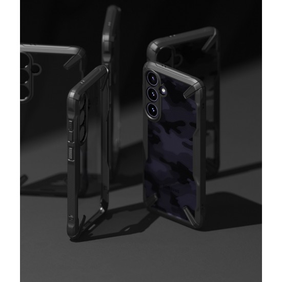 Θήκη Σιλικόνης Ringke Fusion X Case Armored Cover With Frame for Samsung Galaxy S24 (FX789E55)  Black