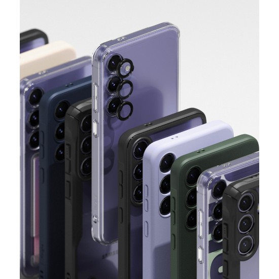 Θήκη Σιλικόνης Ringke Fusion X Case Armored Cover With Frame for Samsung Galaxy S24 (FX789E55)  Black