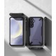 Θήκη Σιλικόνης Ringke Fusion X Case Armored Cover With Frame for Samsung Galaxy S24 (FX789E55)  Black