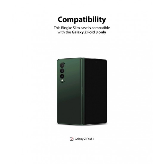 Θήκη Σιλικόνης Ringke Slim Slim Cover PC Case for Samsung Galaxy Z Fold 3 Black (S536E55) Θήκη Σιλικόνης Ringke Slim Slim Cover PC Case for Samsung Galaxy Z Fold 3 Black (S536E55)