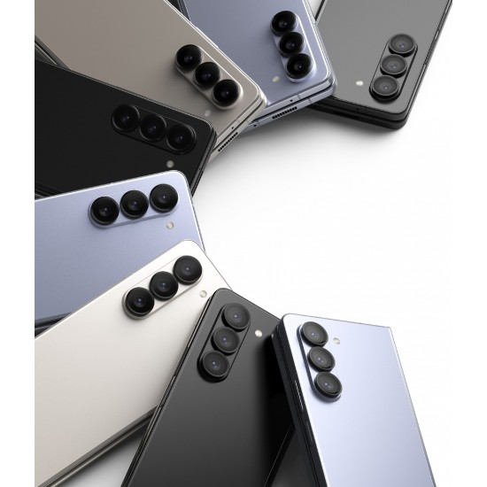 Γυαλί Προστασίας Κάμερας Ringke Camera Lens Frame Glass for Samsung Galaxy Z Fold 5 Black (CM06096RS)