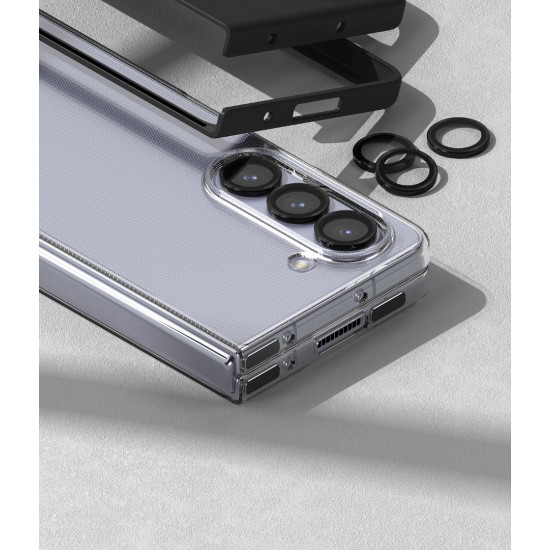 Γυαλί Προστασίας Κάμερας Ringke Camera Lens Frame Glass for Samsung Galaxy Z Fold 5 Black (CM06096RS)