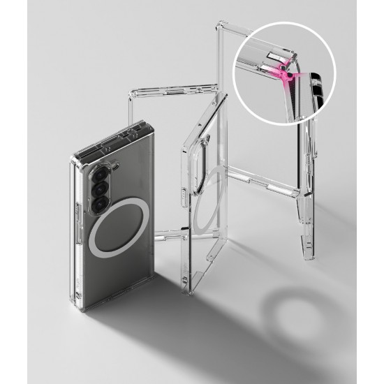 Θήκη Σιλικόνης Ringke Fusion Magnetic polycarbonate case with TPU frame for Samsung Galaxy Z Fold 6 Clear (FMG865R52) Θήκη Σιλικόνης Ringke Fusion Magnetic polycarbonate case with TPU frame for Samsung Galaxy Z Fold 6 Clear (FMG865R52)