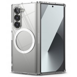 Θήκη Σιλικόνης Ringke Fusion Magnetic polycarbonate case with TPU frame for Samsung Galaxy Z Fold 6 Clear (FMG865R52)