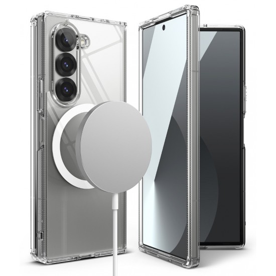 Θήκη Σιλικόνης Ringke Fusion Magnetic polycarbonate case with TPU frame for Samsung Galaxy Z Fold 6 Clear (FMG865R52) Θήκη Σιλικόνης Ringke Fusion Magnetic polycarbonate case with TPU frame for Samsung Galaxy Z Fold 6 Clear (FMG865R52)