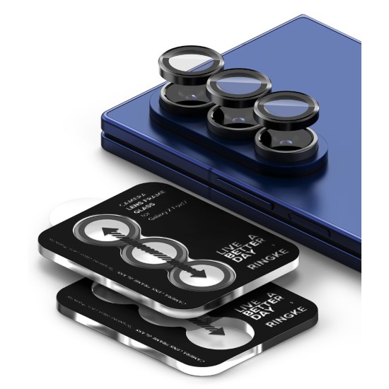 Γυαλί Προστασίας Κάμερας Ringke Camera Lens Frame Glass (2 Τεμάχια) for Samsung Galaxy Z Fold 7 (CLF1G1114) Black