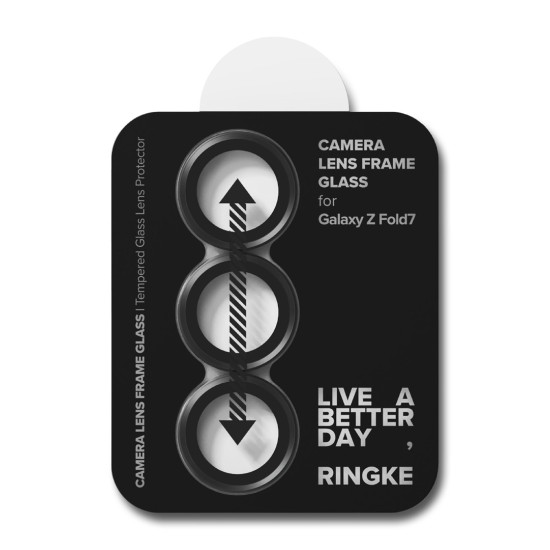 Γυαλί Προστασίας Κάμερας Ringke Camera Lens Frame Glass (2 Τεμάχια) for Samsung Galaxy Z Fold 7 (CLF1G1114) Black