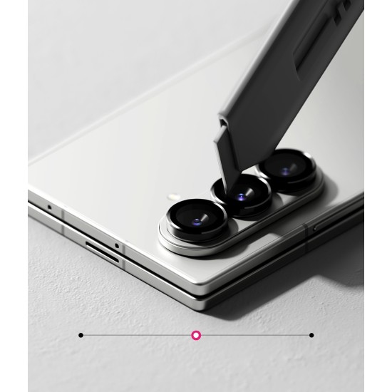 Γυαλί Προστασίας Κάμερας Ringke Camera Lens Frame Glass (2 Τεμάχια) for Samsung Galaxy Z Fold 7 (CLF1G1114) Black