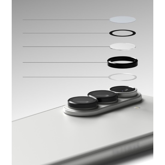 Γυαλί Προστασίας Κάμερας Ringke Camera Lens Frame Glass (2 Τεμάχια) for Samsung Galaxy Z Fold 7 (CLF1G1114) Black