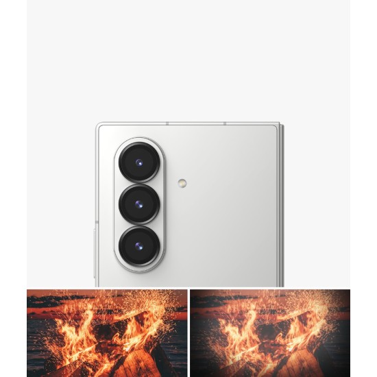 Γυαλί Προστασίας Κάμερας Ringke Camera Lens Frame Glass (2 Τεμάχια) for Samsung Galaxy Z Fold 7 (CLF1G1114) Black