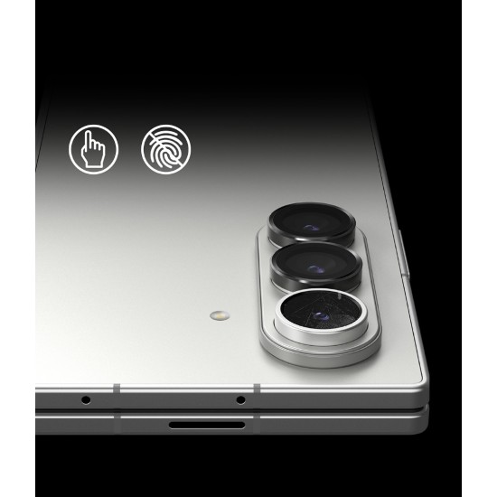 Γυαλί Προστασίας Κάμερας Ringke Camera Lens Frame Glass (2 Τεμάχια) for Samsung Galaxy Z Fold 7 (CLF1G1114) Black