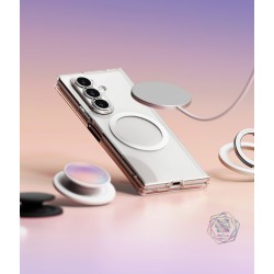 Θήκη Σιλικόνης Ringke Fusion Magnetic polycarbonate case with TPU frame for Samsung Galaxy Z Fold 7 Clear (FMG1076R52)