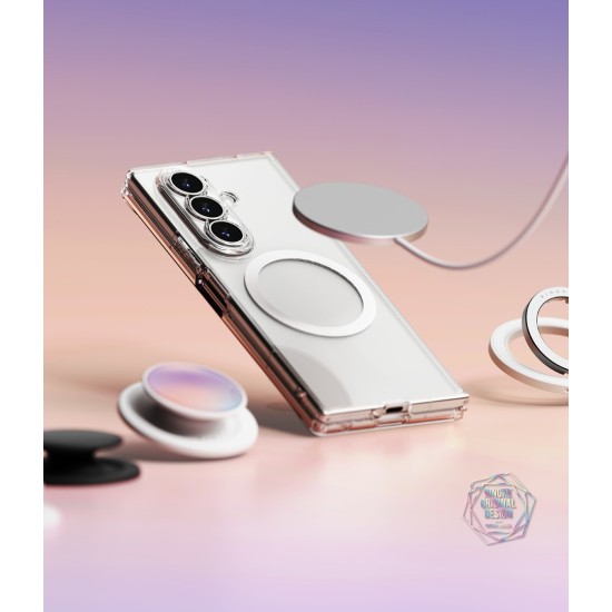 Θήκη Σιλικόνης Ringke Fusion Magnetic polycarbonate case with TPU frame for Samsung Galaxy Z Fold 7 Clear (FMG1076R52) Θήκη Σιλικόνης Ringke Fusion Magnetic polycarbonate case with TPU frame for Samsung Galaxy Z Fold 7 Clear (FMG1076R52)