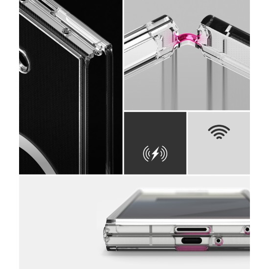 Θήκη Σιλικόνης Ringke Fusion Magnetic polycarbonate case with TPU frame for Samsung Galaxy Z Fold 7 Clear (FMG1076R52) Θήκη Σιλικόνης Ringke Fusion Magnetic polycarbonate case with TPU frame for Samsung Galaxy Z Fold 7 Clear (FMG1076R52)