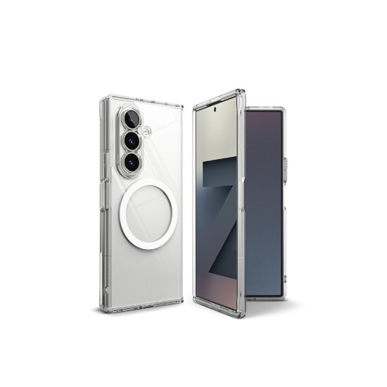 Θήκη Σιλικόνης Ringke Fusion Magnetic polycarbonate case with TPU frame for Samsung Galaxy Z Fold 7 Clear (FMG1076R52) Θήκη Σιλικόνης Ringke Fusion Magnetic polycarbonate case with TPU frame for Samsung Galaxy Z Fold 7 Clear (FMG1076R52)