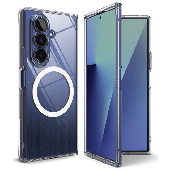 Θήκη Σιλικόνης Ringke Fusion Magnetic polycarbonate case with TPU frame for Samsung Galaxy Z Fold 7 Clear (FMG1076R52) Θήκη Σιλικόνης Ringke Fusion Magnetic polycarbonate case with TPU frame for Samsung Galaxy Z Fold 7 Clear (FMG1076R52)