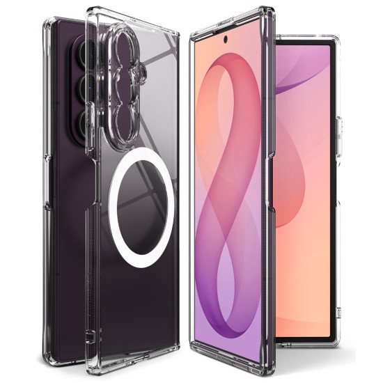 Θήκη Σιλικόνης Ringke Fusion Magnetic polycarbonate case with TPU frame for Samsung Galaxy Z Fold 8 Ultra Clear (FMG1303R52) Θήκη Σιλικόνης Ringke Fusion Magnetic polycarbonate case with TPU frame for Samsung Galaxy Z Fold 8 Ultra Clear (FMG1303R52)