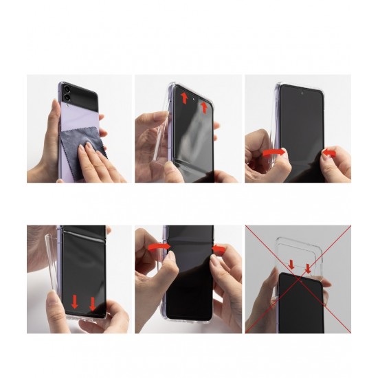 Θήκη Σιλικόνης Ringke Slim Cover PC Case for Samsung Galaxy Z Flip 4 Clear (S630E52) Θήκη Σιλικόνης Ringke Slim Cover PC Case for Samsung Galaxy Z Flip 4 Clear (S630E52)