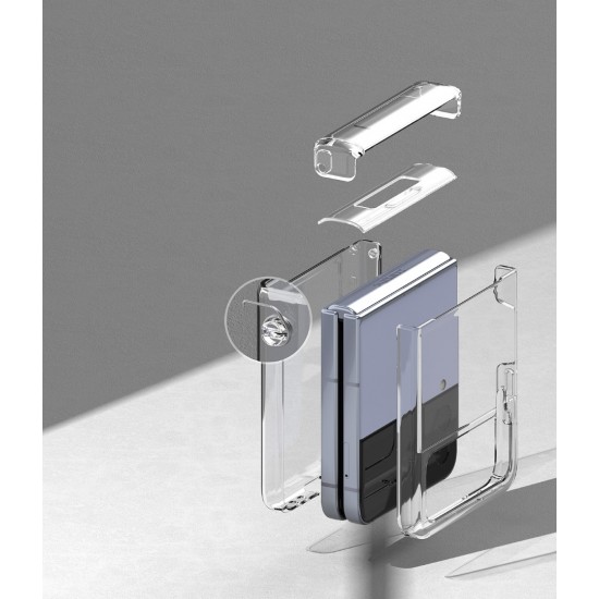 Θήκη Σιλικόνης Ringke Slim Hinge Cover PC Case for Samsung Galaxy Z Flip 4 Clear Θήκη Σιλικόνης Ringke Slim Hinge Cover PC Case for Samsung Galaxy Z Flip 4 Clear