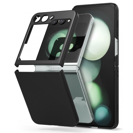 Θήκη Σιλικόνης Ringke Slim Cover PC Case for Samsung Galaxy Z Flip 5 Black (S717E55)