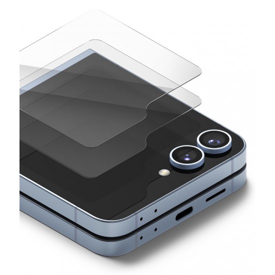 Γυαλί Προστασίας Ringke Screen Protector Cover Display Glass for Samsung Galaxy Z Flip 6 / Z Flip7 FE (2 τεμάχια) (G4as883)