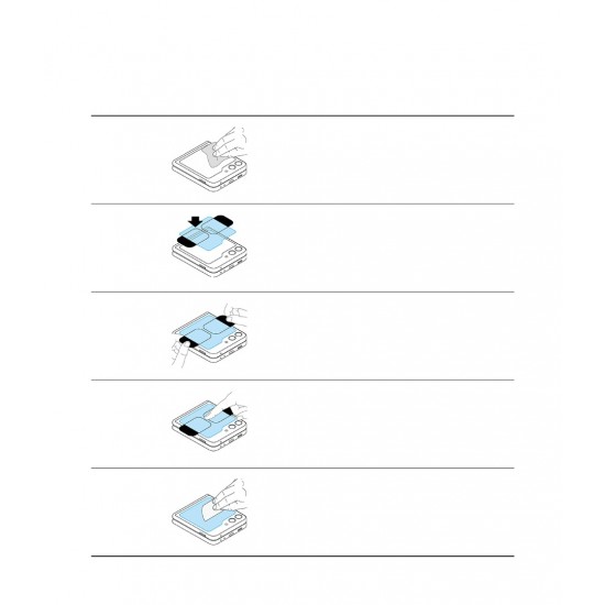 Γυαλί Προστασίας Ringke Screen Protector Cover Display Glass for Samsung Galaxy Z Flip 6 / Z Flip7 FE (2 τεμάχια) (G4as883)