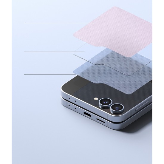 Γυαλί Προστασίας Ringke Screen Protector Cover Display Glass for Samsung Galaxy Z Flip 6 / Z Flip7 FE (2 τεμάχια) (G4as883)