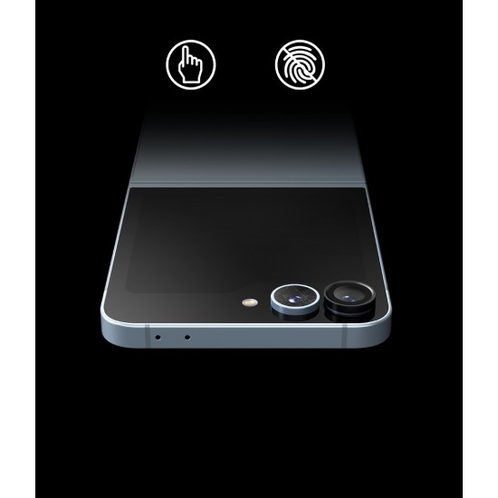 Γυαλί Προστασίας Κάμερας Ringke Camera Lens Frame Glass for Samsung Galaxy Z Flip 6 / Z Flip 7 FE (CLF1G886) Black Γυαλί Προστασίας Κάμερας Ringke Camera Lens Frame Glass for Samsung Galaxy Z Flip 6 / Z Flip 7 FE (CLF1G886) Black