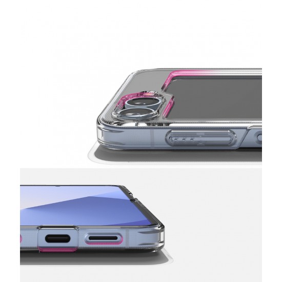 Θήκη Σιλικόνης Ringke Fusion Magnetic polycarbonate case with TPU frame for Samsung Galaxy Z Flip 6  / Z Flip 7 FE Clear (FMG856E52)