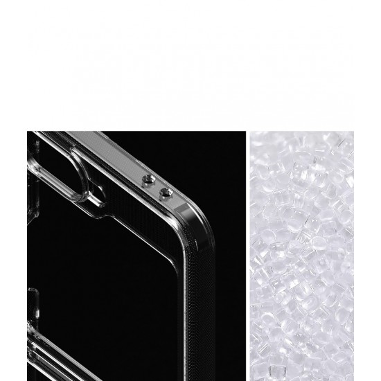 Θήκη Σιλικόνης Ringke Fusion Magnetic polycarbonate case with TPU frame for Samsung Galaxy Z Flip 6  / Z Flip 7 FE Clear (FMG856E52)