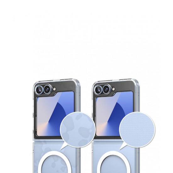 Θήκη Σιλικόνης Ringke Fusion Magnetic polycarbonate case with TPU frame for Samsung Galaxy Z Flip 6  / Z Flip 7 FE Clear (FMG856E52)